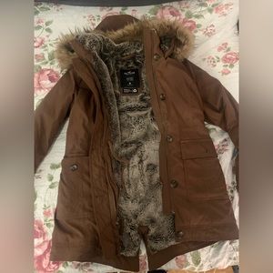 HOLLISTER Brown Parka Jacket (M)
